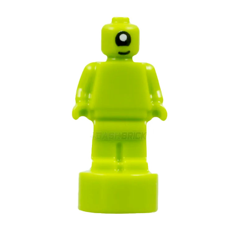 LEGO Minifigure Alien Statuette - Micro Trophy Collectible for Display & Gifts [6469160] | Perfect for LEGO Fans, Office Decor, and Sci-Fi Collectors