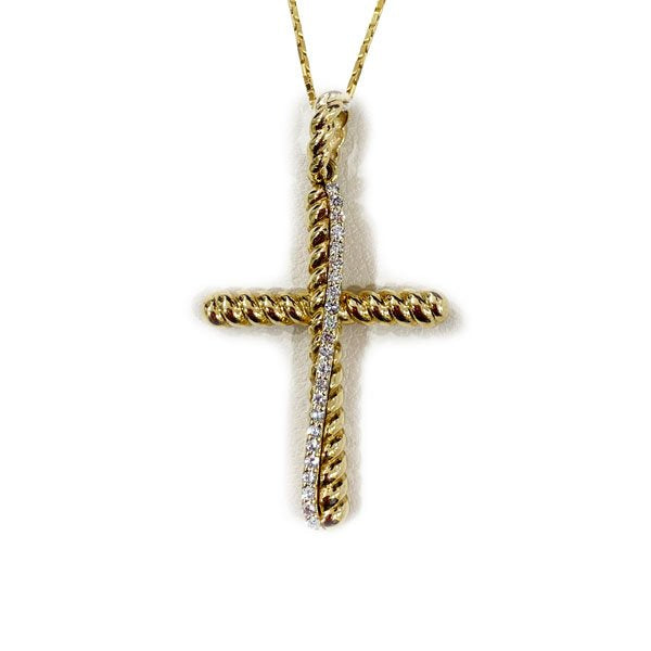 14K Yellow Gold Diamond Pendant Necklace for Women - Elegant Solitaire Pendant Jewelry Gift for Anniversary, Birthday & Valentine's Day | Perfect for Parties, Weddings & Special Occasions