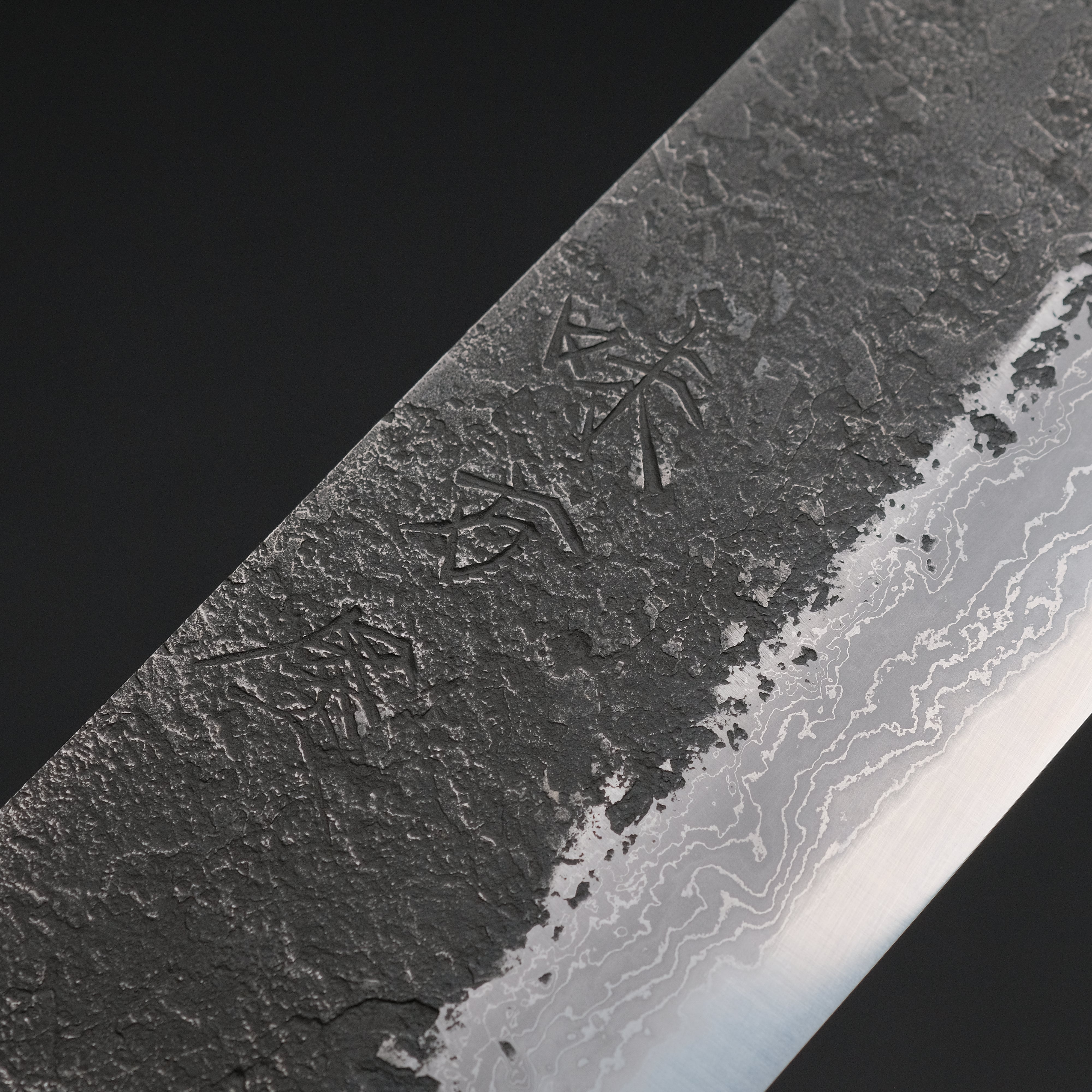 Premium Ajikataya White #2 Nashiji Damascus Gyuto 240mm Japanese Chef Knife with Rosewood & TQP Handle (#42) - Perfect for Sushi, Meat Slicing & Professional Kitchen Use