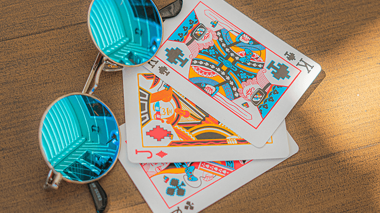 Game Over Playing Cards - Premium Red Deck for Poker, Magic Tricks & Card Games | Perfect for Parties, Travel & Family Game Nights