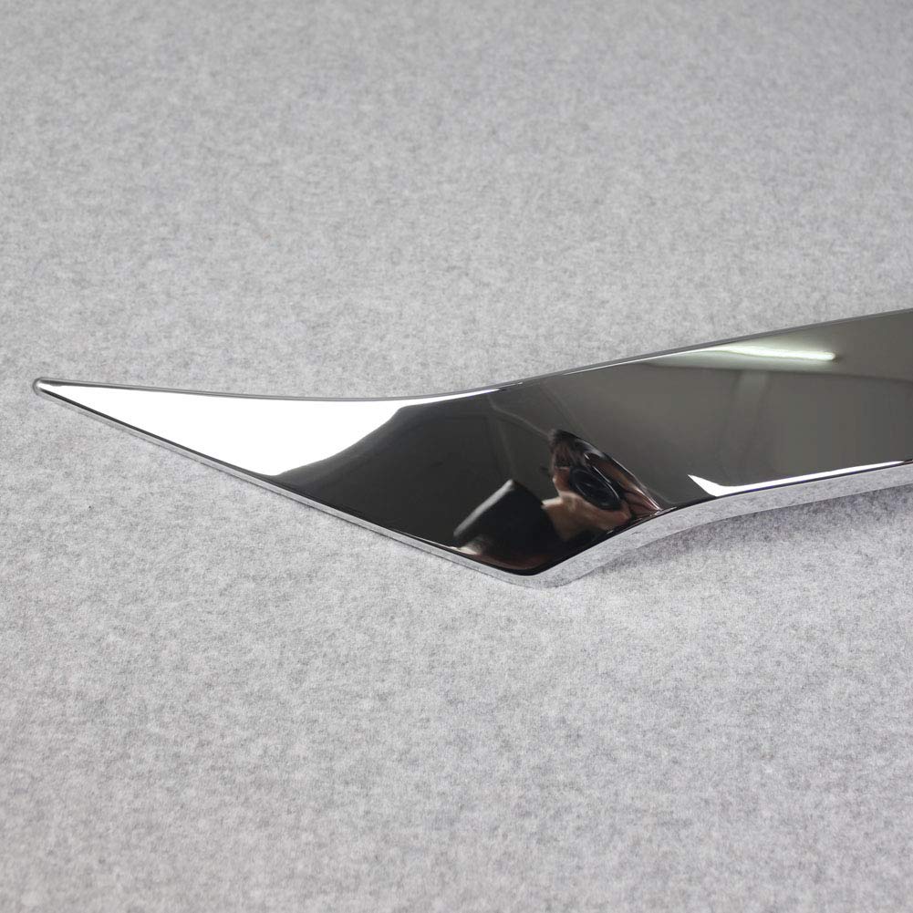 Beautost Chrome Front Hood Grill Cover for 2019-2025 Mazda 3 Axela - Stylish Car Exterior Accessory for Enhanced Vehicle Appearance & Protection
