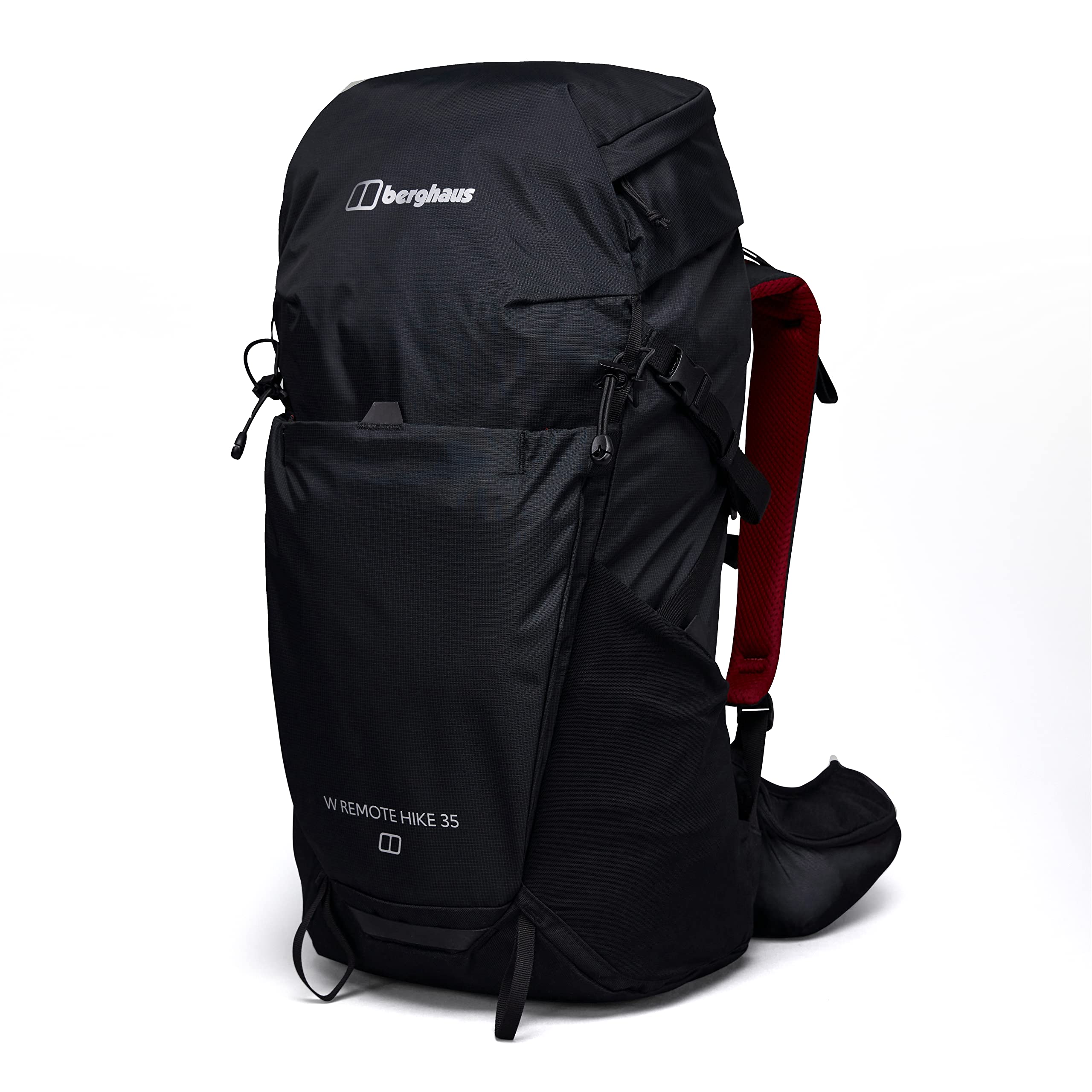 Berghaus Women's 35L Waterproof Hiking Backpack - Lightweight Travel Daypack for Outdoor Adventures, Camping & Trekking | Modern Black Design