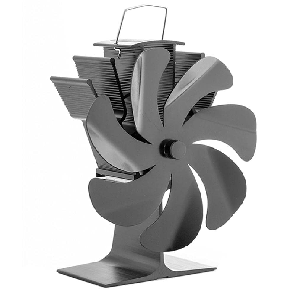 **Heat Powered Wood Stove Fan – Efficient Fireplace Fan for Even Heat Distribution, Saves Fuel, No Battery or Electricity Needed – Perfect for Cozy Homes & Energy Savings**