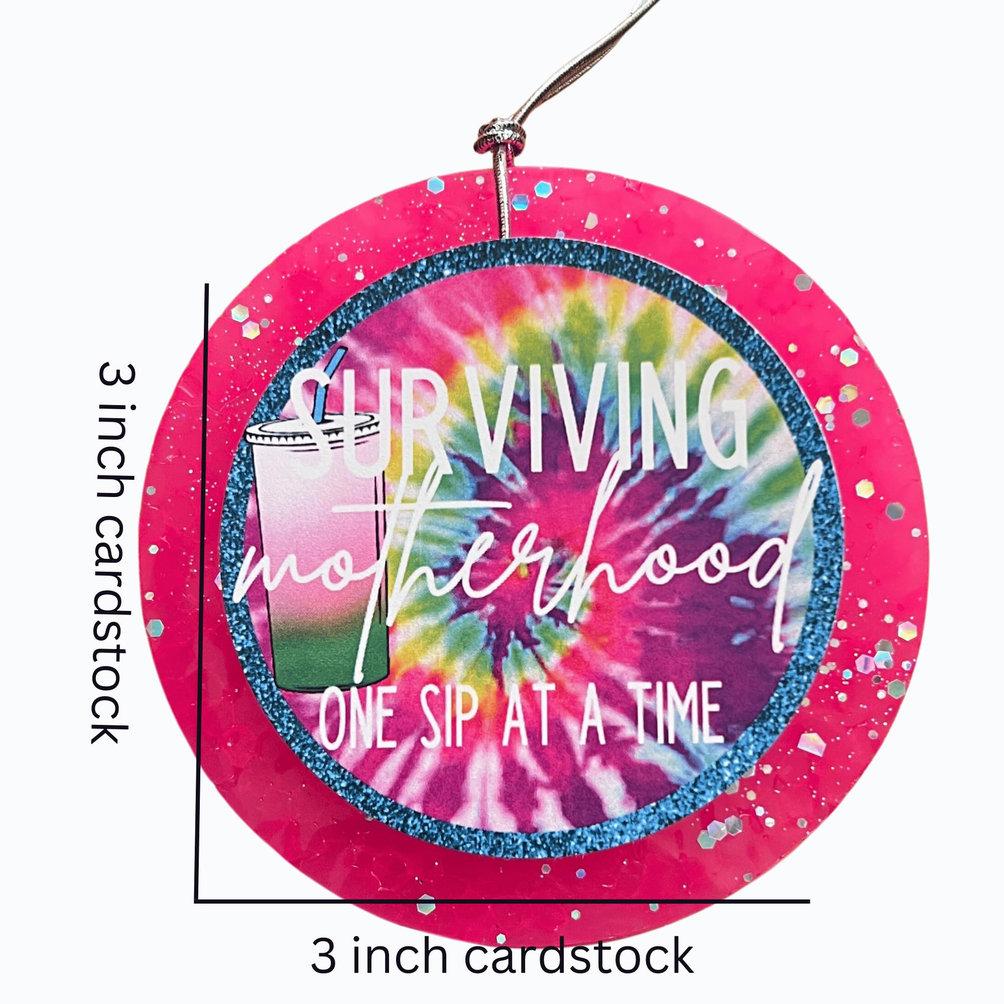 Christian Aroma Bead Freshener Cardstock Cutouts - 3 Inch Round Scents for Car, Home & Gift Decorating - Pack of 35 Religious Scented Decor Pieces