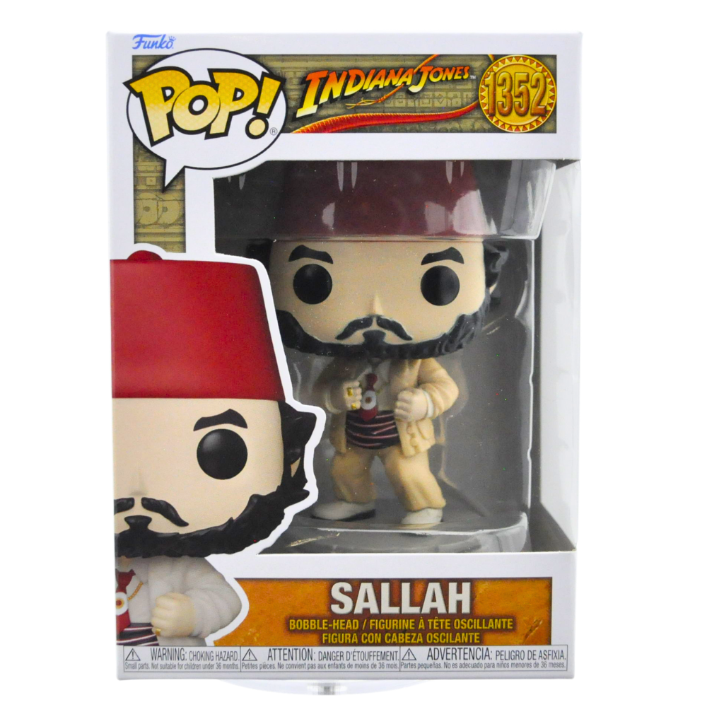 Funko Pop! Sallah Indiana Jones Collectible Vinyl Figure #1352 - Perfect for Movie Fans, Collectors, and Gift Giving