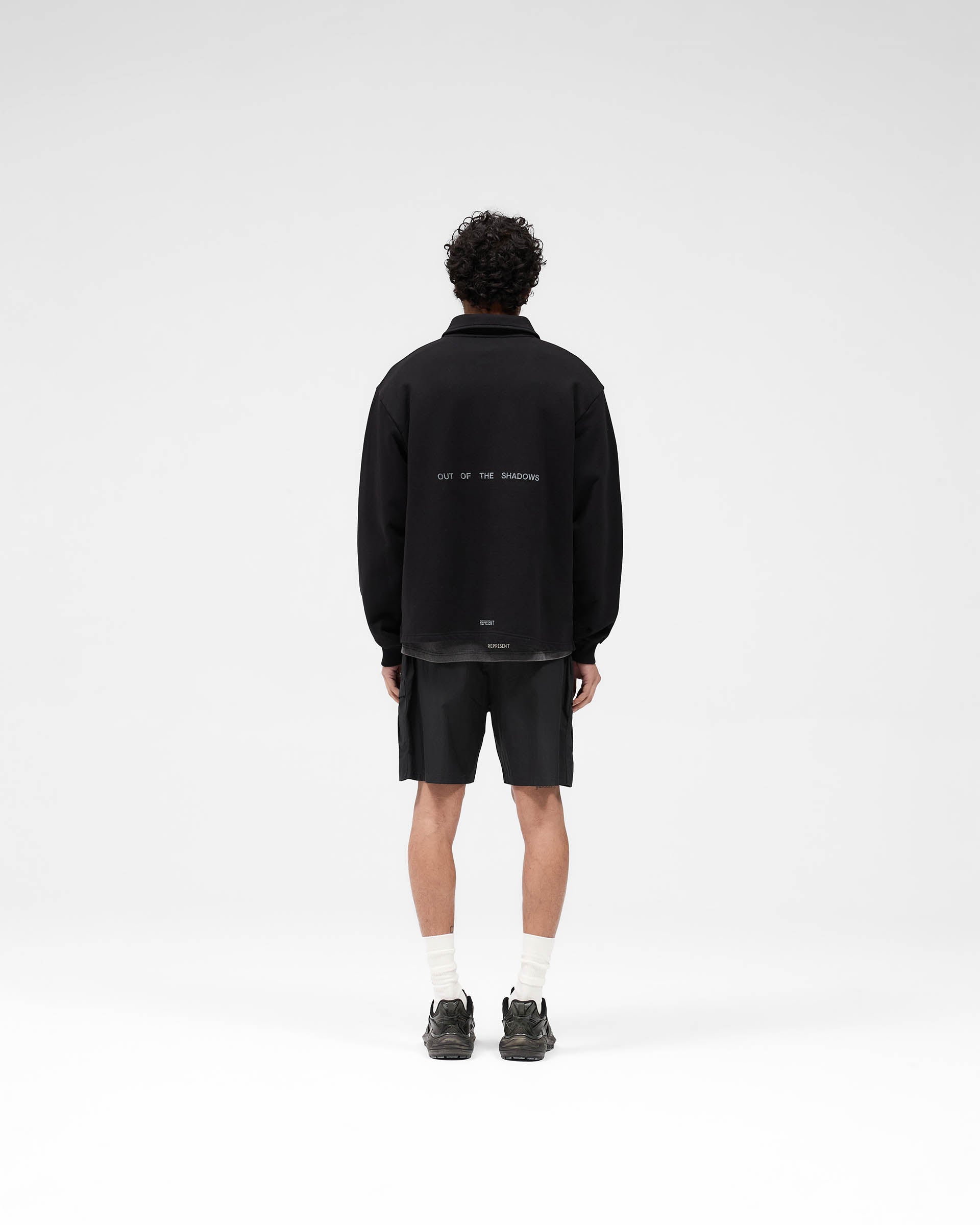Team Rep Quarter Zip Pullover Fleece Jacket - Jet Black - Lightweight & Breathable for Outdoor Sports & Casual Wear