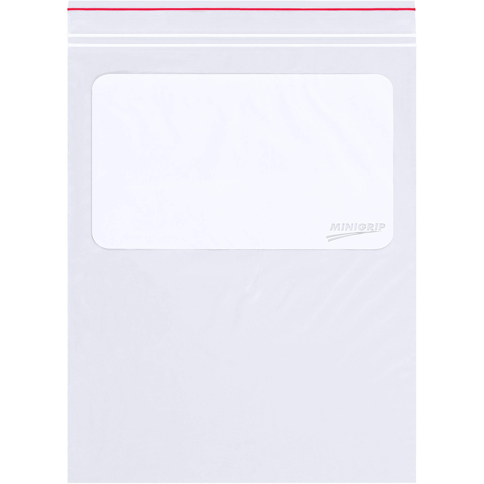 Choice Shipping Supplies Minigrip® White Block 2 Mil Reclosable Poly Bags, 9