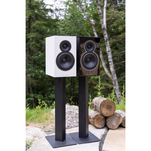 MOON Voice 22 Bookshelf Speakers (Pair) - High-Quality Stereo Sound for Home Theater, Gaming & Music Listening - Perfect for Living Room, Bedroom & Office Setup