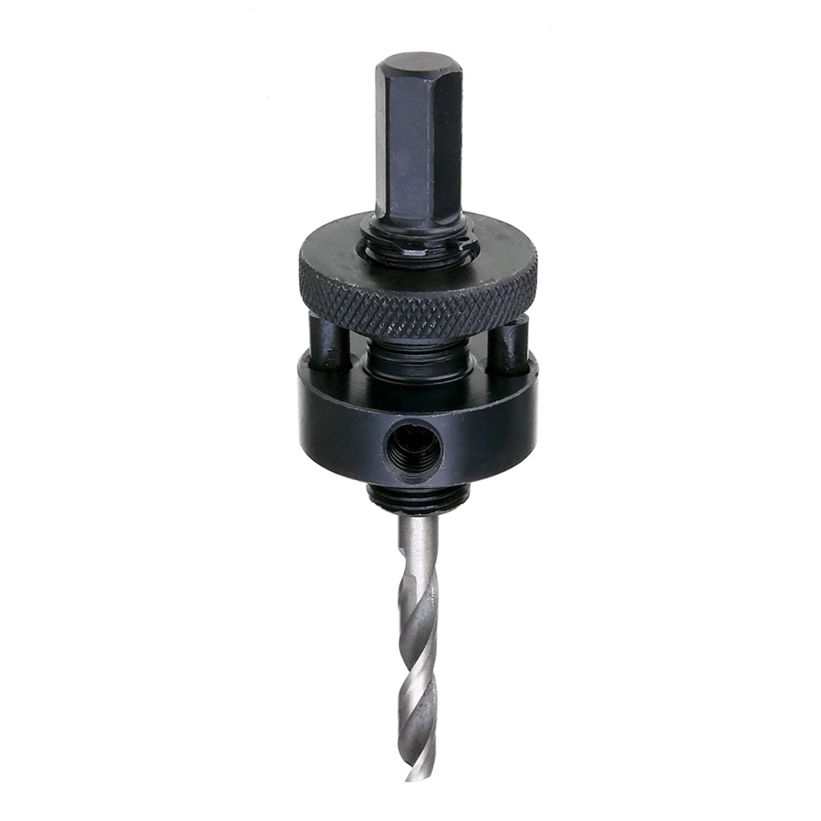1PCS Hole Saw Arbor with Drill Bit for 32mm-210mm Hole Saws - Woodworking & Metal Drilling Power Tool Accessory for DIY Projects & Professional Use