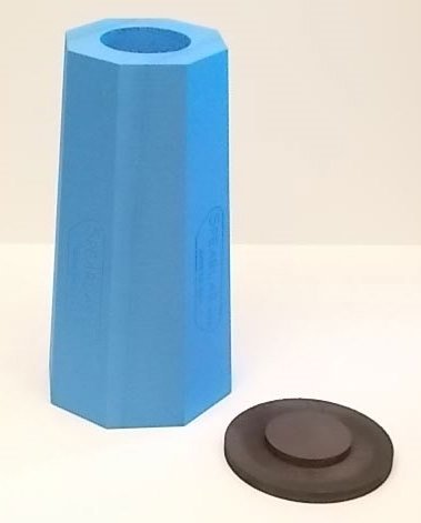 Insulated Foam Cryo Dewar with Lid - Tall Laboratory Liquid Nitrogen Container for Scientific Research & Medical Storage