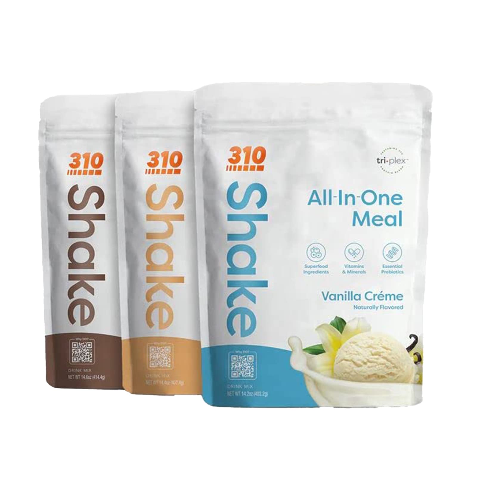 310 Nutrition All-In-One Meal Replacement Shake - Vegan Superfood Blend with Fiber & 26 Vitamins - Low Carb, Keto, Paleo & Gluten Free - Natural Sweeteners - Perfect for Weight Loss, Busy Lifestyles & On-the-Go Nutrition