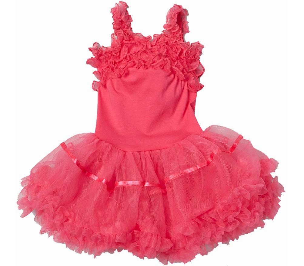 Hot Pink Pettidress for Girls - Cute & Stylish Party Dress for Kids - Perfect for Birthday, Photo Shoots & Special Occasions