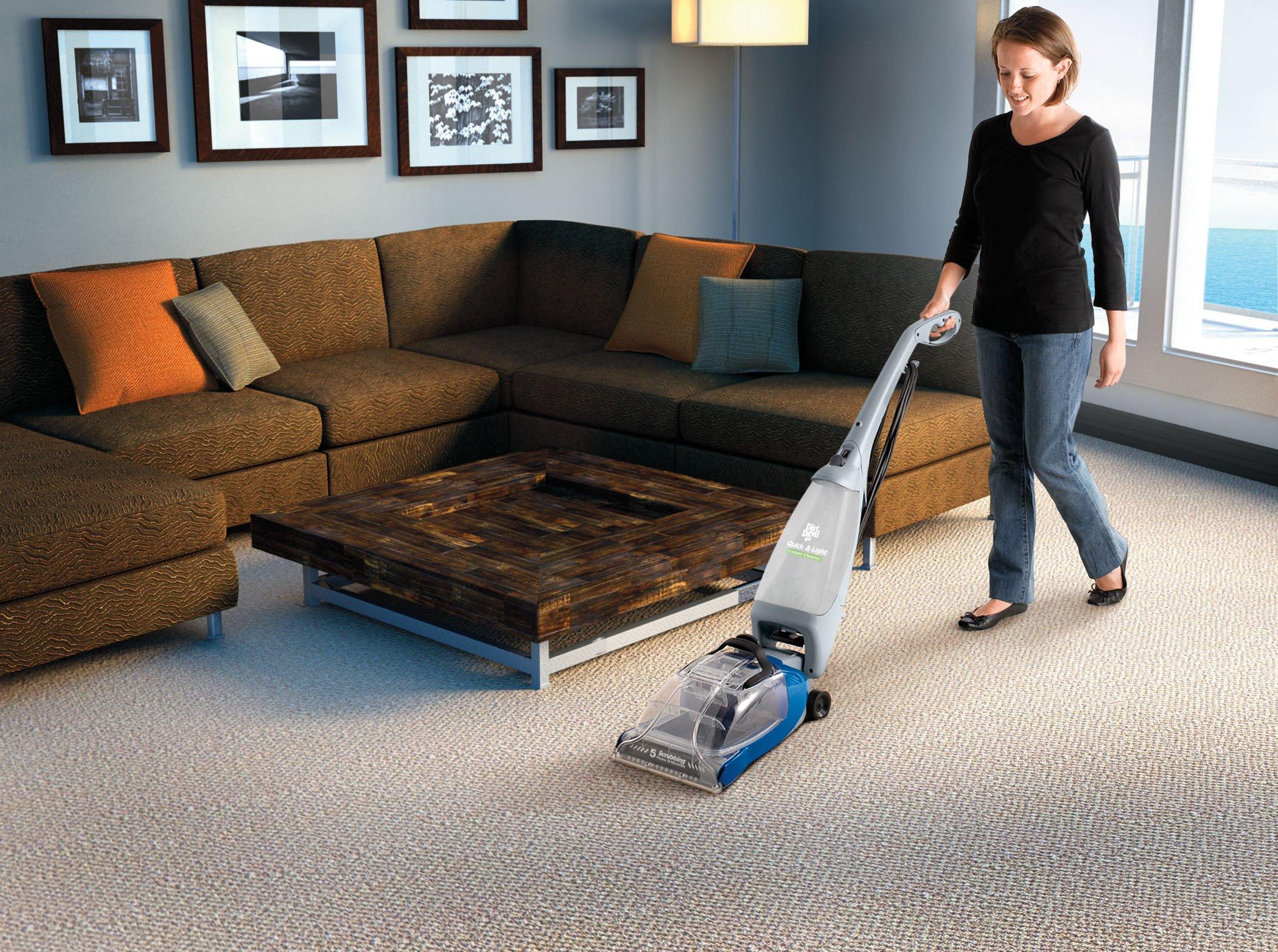 Quick & Light Carpet Cleaner - Portable Deep Cleaning for Home, Pet Stains & High Traffic Areas - Perfect for Living Room, Bedroom & Office Use