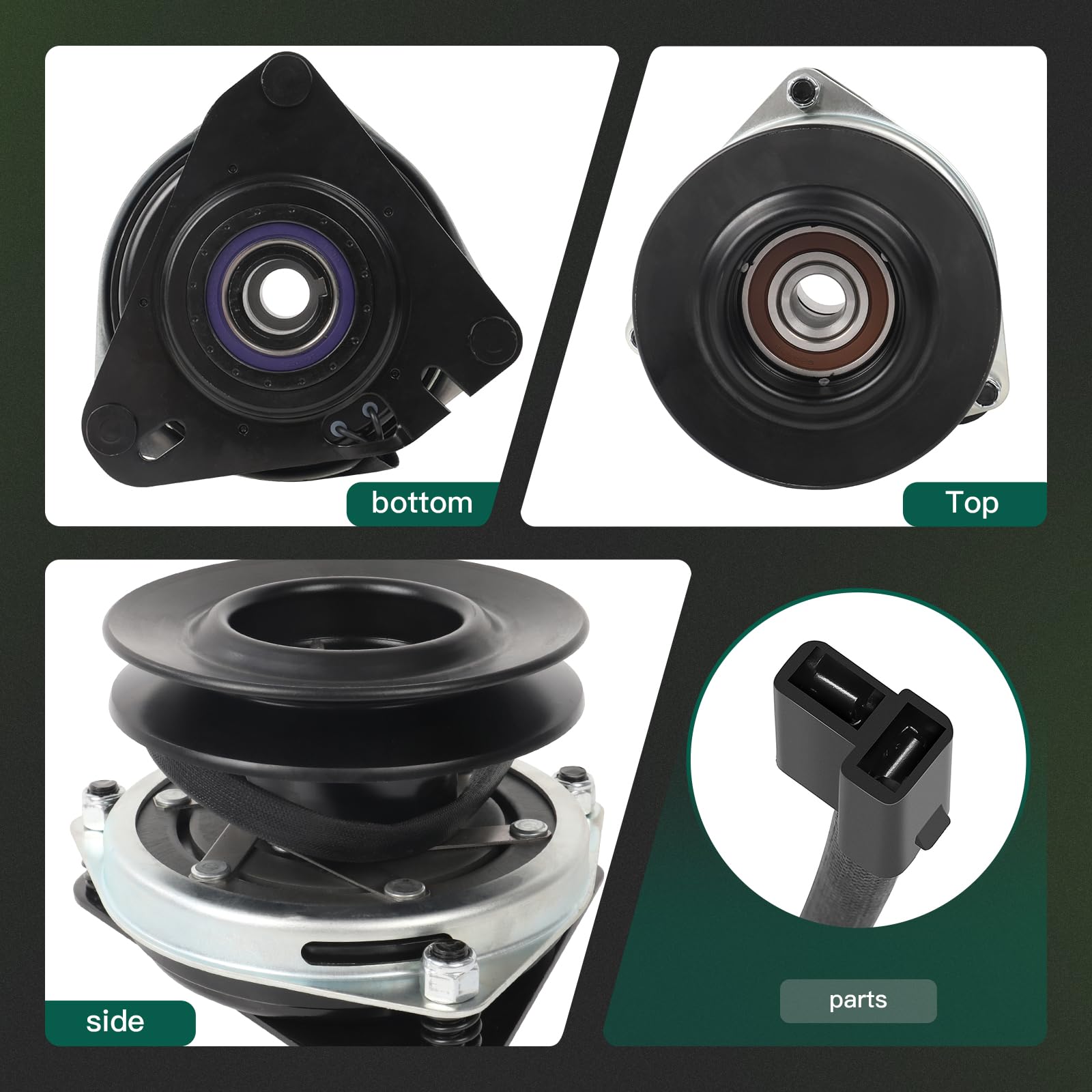 John Deere PTO Clutch Replacement AM131779 - Compatible with GX335, GX345, 325, 335, 345, GX355 Models - Ogura MA-GT-JD23BF MAGTJD23BF Mower Clutch - Perfect for Lawn Tractors & Riding Mowers