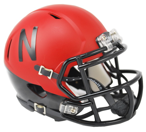 Official Nebraska Cornhuskers 2014 Alternate Riddell Speed Mini Helmet - Collectible Football Memorabilia for Fans, Display & Office Decor