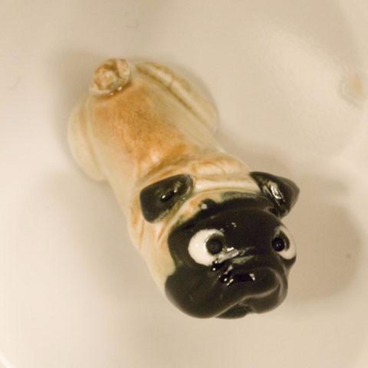 Cheer Up Cup for Dogs - Funny Pug Design Ceramic Mug - Perfect for Coffee, Tea & Gifts for Dog Lovers