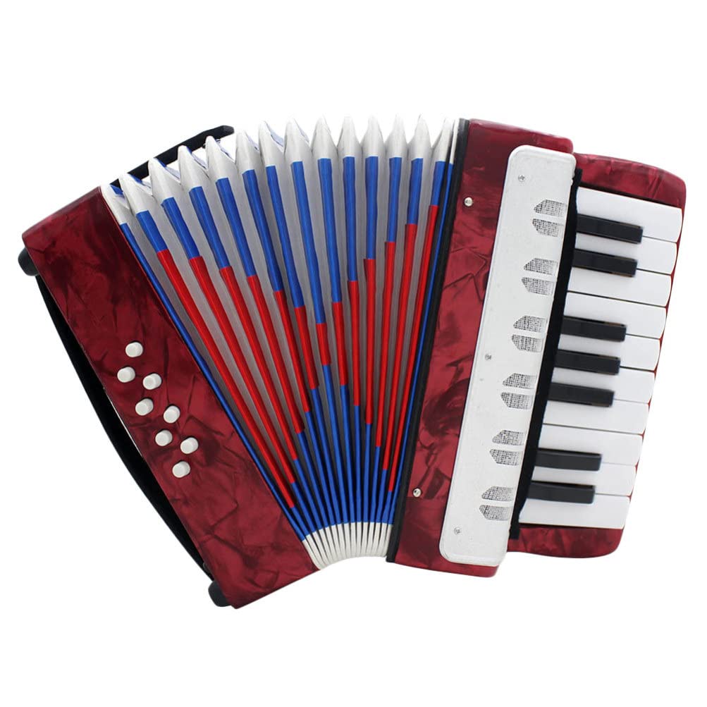 MILISTEN 1-Piece Plastic Accordion Toy for Kids - Mini Keytar Concertina Musical Instrument, Educational Music Toy for Students & Beginners - Perfect for Home Play, School Bands & Music Classes