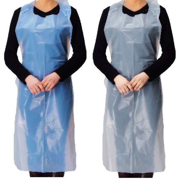 ProSafe HDPE Embossed 500 Apron - Heavy Duty Waterproof Work Apron for Cooking, BBQ, Gardening & Industrial Use - FDA Approved Food Safe Material