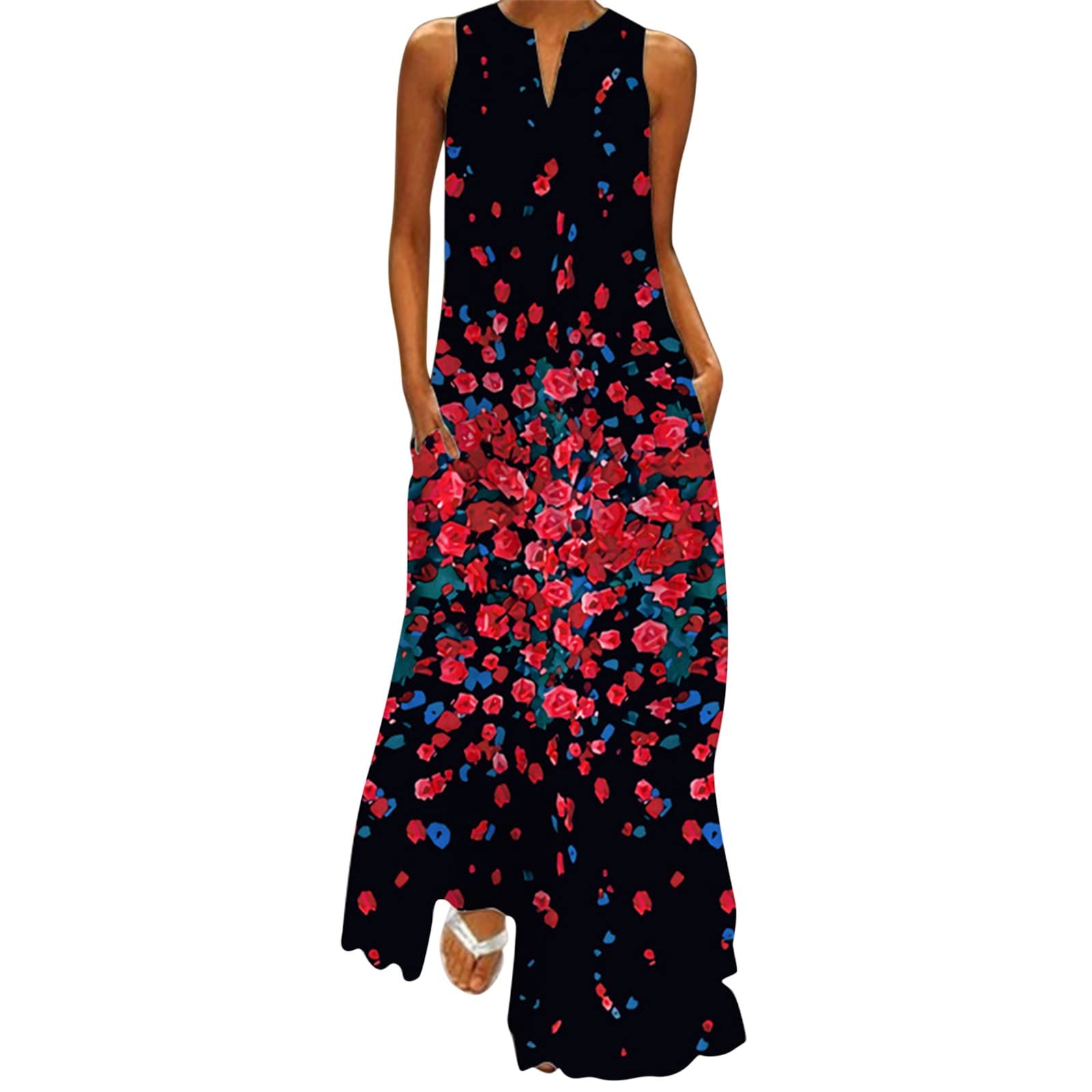 Women's Formal T-Shirt Dress | Bohemian Maxi Bodycon Party Club Dress for Going Out | Perfect for Evening Events, Weddings & Nightlife