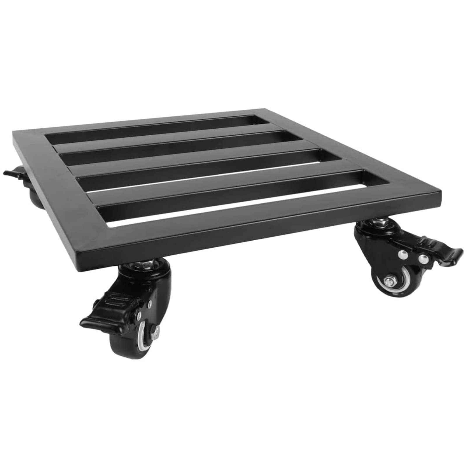 **Metal Rolling Planter Cart with Wheels - Indoor/Outdoor Plant Stand, Iron Flower Pot Holder & Mobile Garden Trolley for Patio, Balcony, and Home Decor**