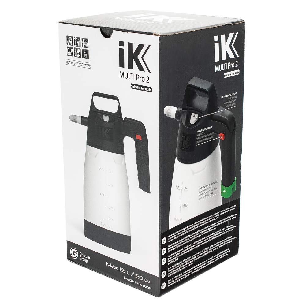 IK Pump Multi & Foam Sprayer PRO 2 Combo Kit (2-Pack) - Professional Cleaning Tools for Car Detailing, Home Cleaning, and Garden Care