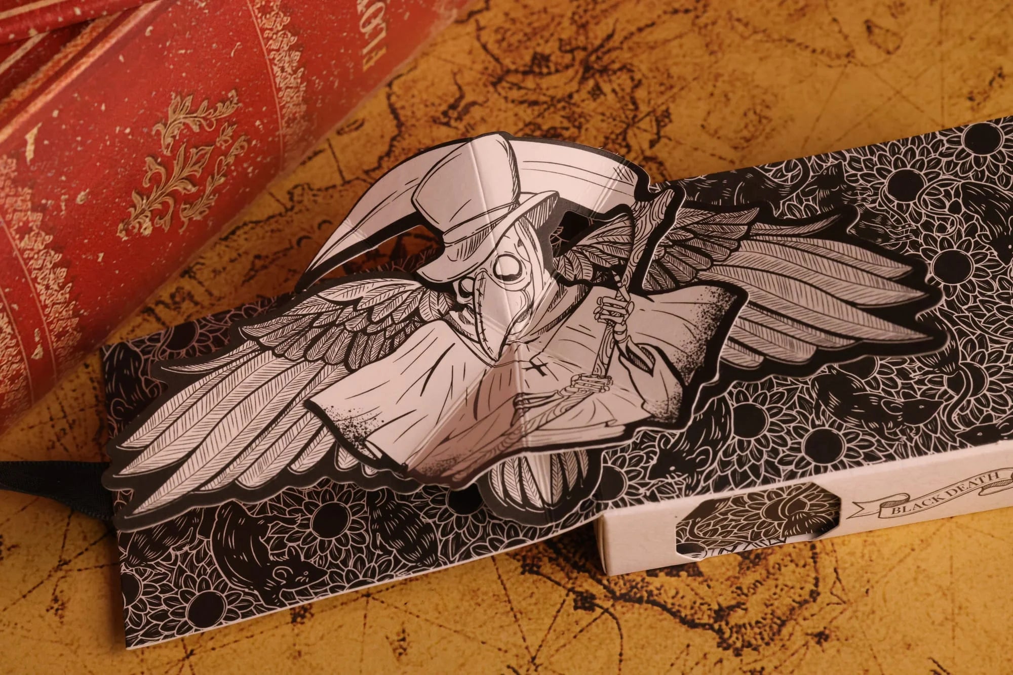 Plague Doctor Celestial Cure Playing Cards - Unique Gothic Tarot Deck for Magic Tricks, Card Games & Collectibles | Perfect for Halloween, Cosplay & Dark Theme Parties