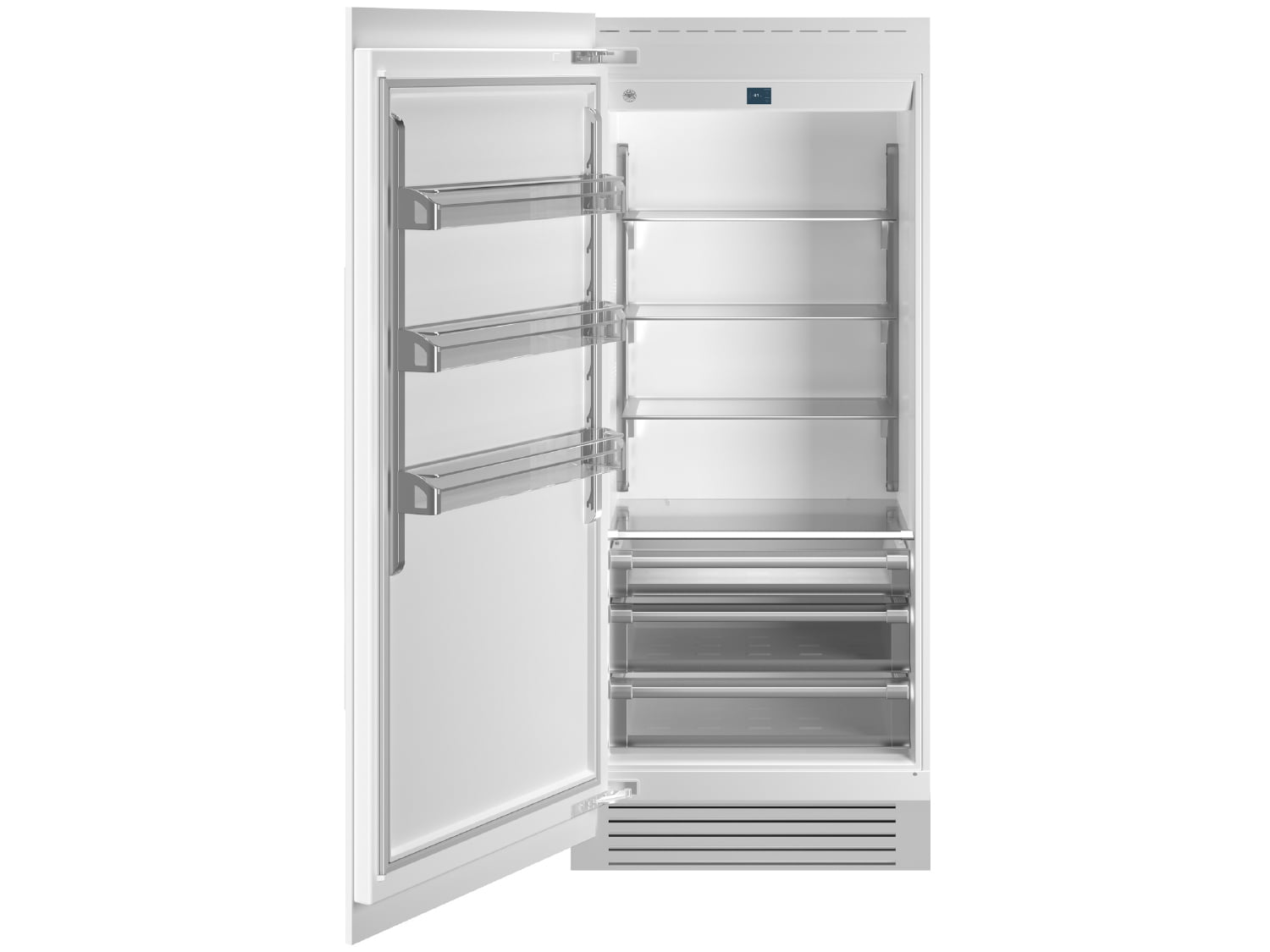 Bertazzoni REF36RCPRL 36 Inch Built-In Refrigerator Column - Panel Ready, Left Hinge Design for Seamless Kitchen Integration | Perfect for Modern Home, Restaurant & Commercial Use
