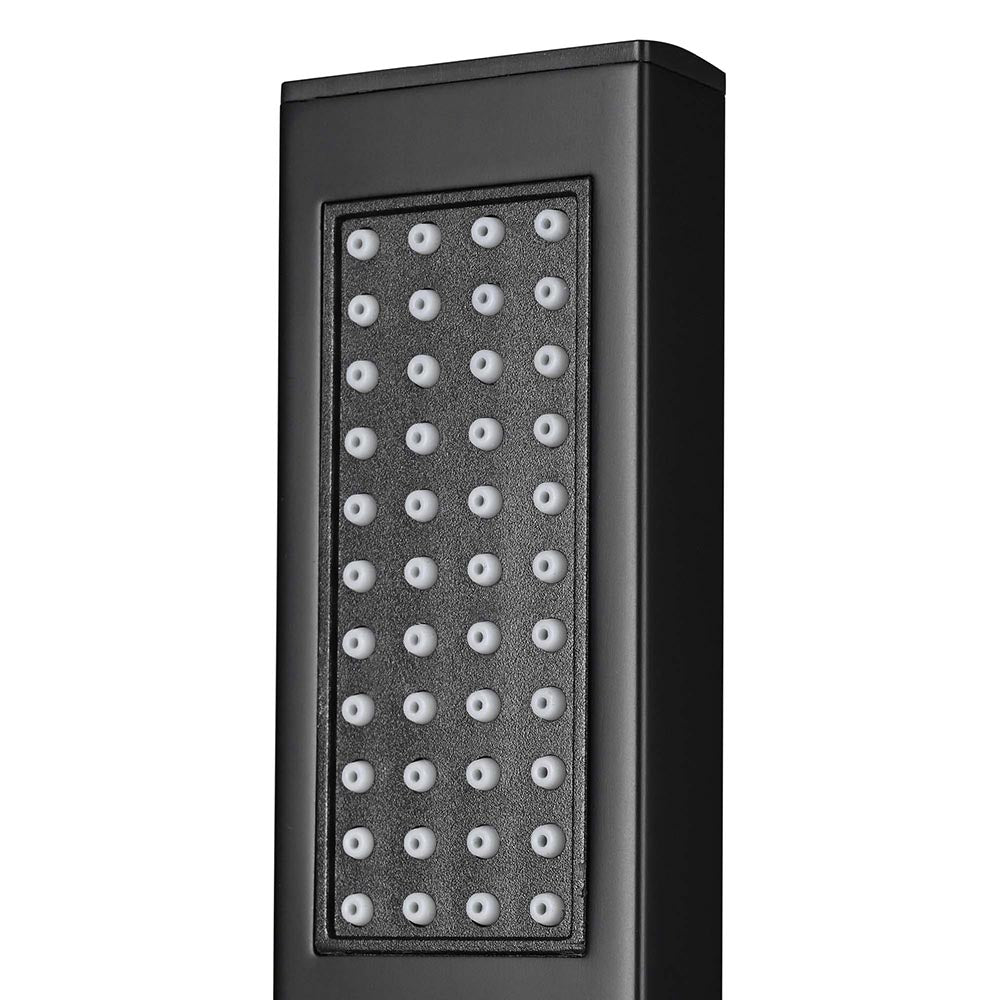 Premium Square Rain Shower Head and Handheld Combo with Diverter Valve - 2.5 GPM Water Saving - Perfect for Bathroom Spa Experience & Relaxing Shower Time