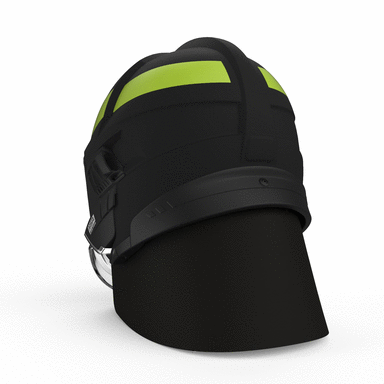 CAIRNS XF1 Modern Firefighter Helmet - Black Matte Finish | Lightweight & Durable Fire Safety Gear for Professional Firefighters & First Responders | Ideal for Emergency Rescue, Firefighting & Hazardous Environments