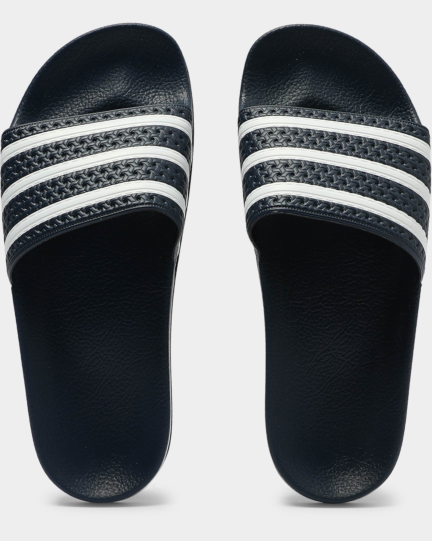 Adidas Originals Adilette Slide Sandals for Men & Women - Navy/White - Comfortable Pool Slides for Beach, Shower & Casual Wear