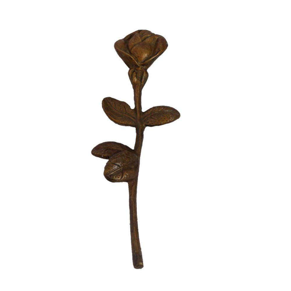 Handmade Resin Rose Sculpture - Elegant Metal Flower Craft for Home Decor, Perfect for Living Room, Study & Office Desk Accessories | Unique Gift Idea for Housewarming, Wedding & Anniversary