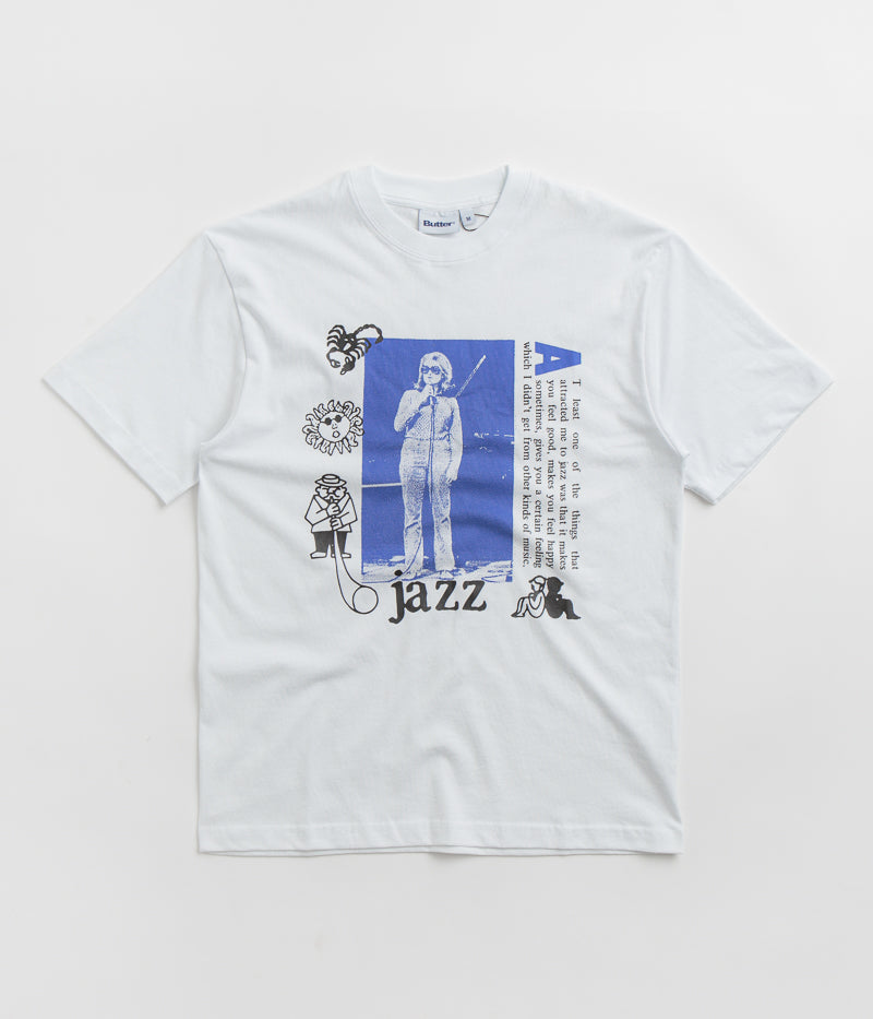 Butter Goods Certain Feeling T-Shirt - White | Comfortable Cotton Tee for Casual Wear & Street Style