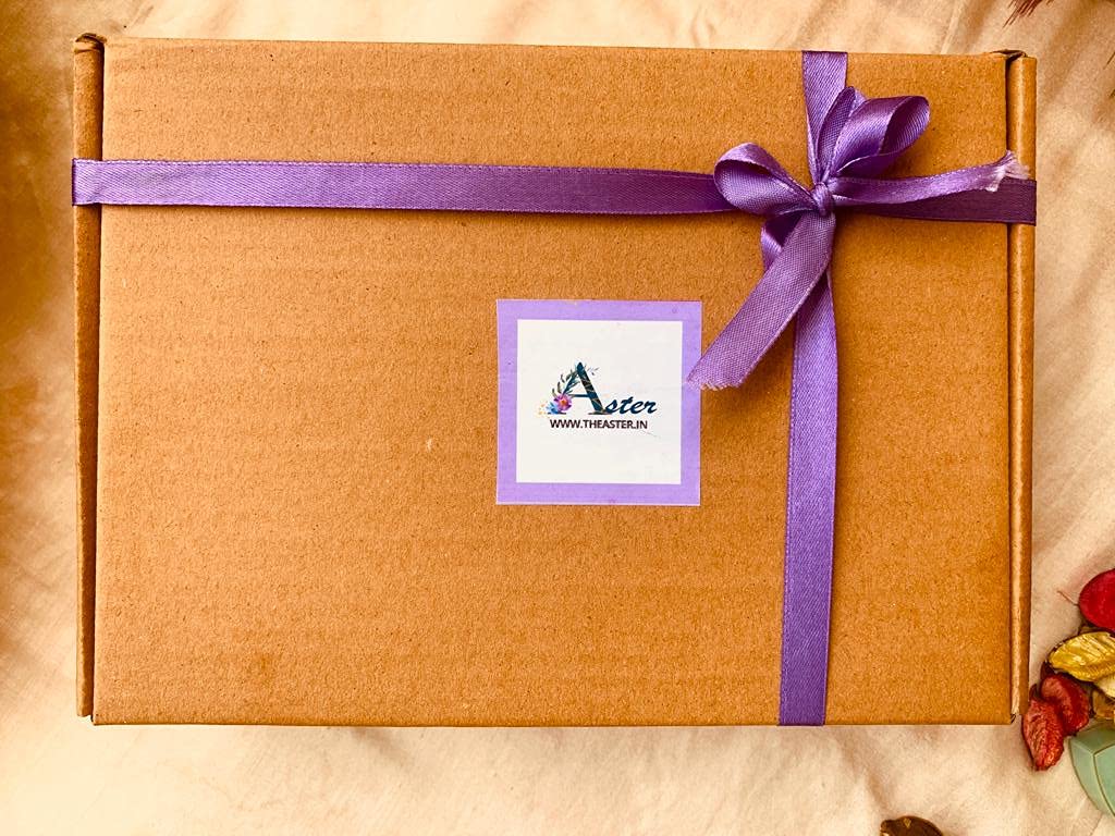 Aster Clean Beauty Box - Organic Home Spa Essentials Set for Relaxation | Sulfate & Paraben-Free Bath & Body Gift Hamper | Perfect for Self-Care, Work From Home, Diwali Gifting & Stress Relief