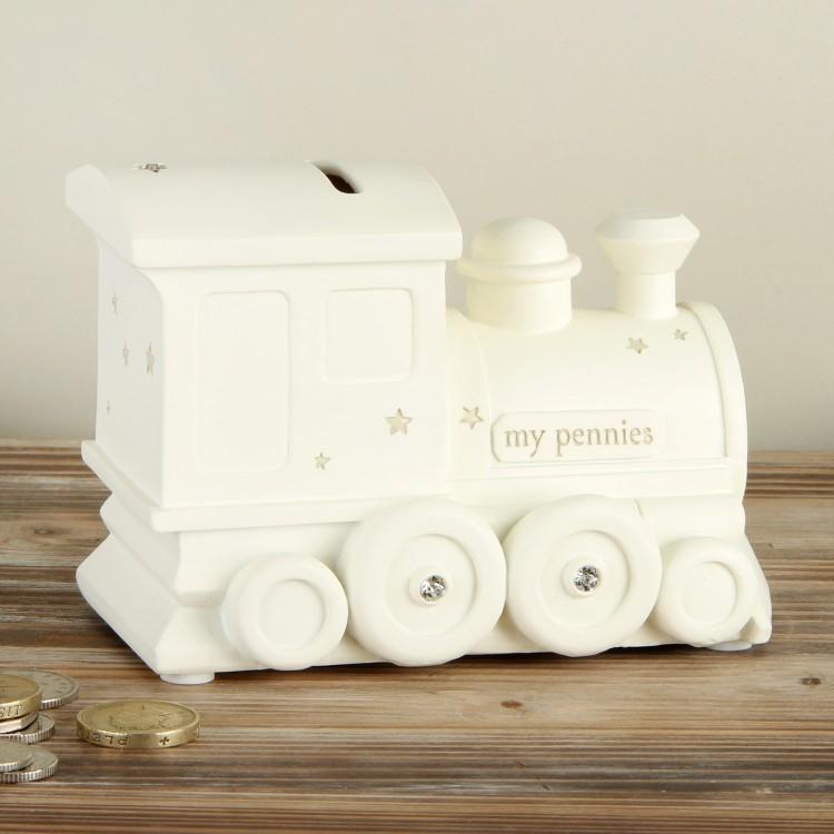 Train-Shaped Money Box for Kids - Fun Piggy Bank Savings Toy for Boys & Girls - Perfect for Birthday Gifts, Allowance Tracking & Financial Education
