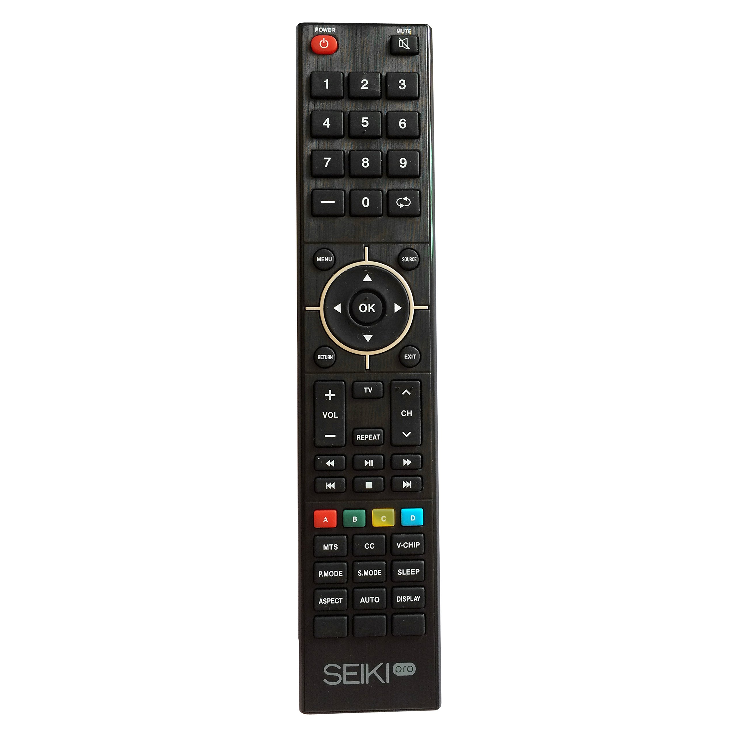 Original SEIKI Pro Smart TV Remote Control Replacement for Seiki Pro Smart TVs - Perfect for Home Entertainment & Easy TV Navigation