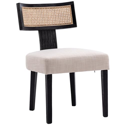 Beige Linen; Black Frames