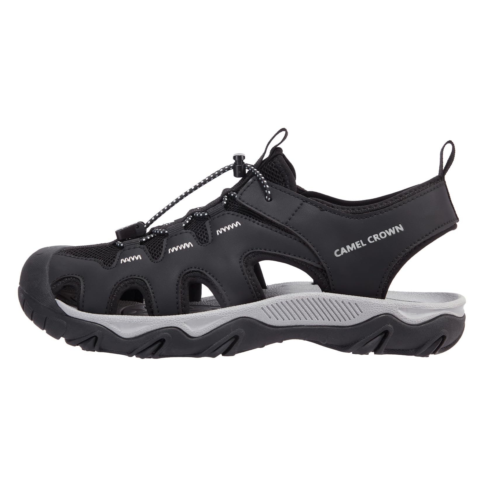 CAMEL CROWN Men's Hiking Sandals - Anti-Slip Water Shoes with Arch Support for Outdoor, Beach & Camping