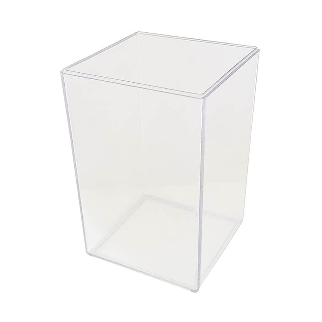 Clear Acrylic Pen Holder for Desk - Simple & Stylish Stationery Organizer for Teachers, Students & Office Workers - Perfect for Home, School & Remote Work Desks