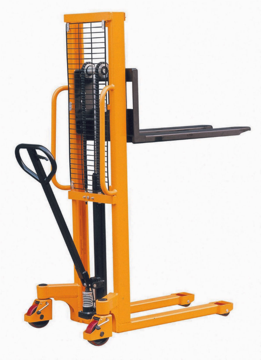 Heavy Duty Hydraulic Hand Stacker Truck - Manual Pallet Jack for Warehouse, Loading Dock & Industrial Use - 5500 lbs Capacity