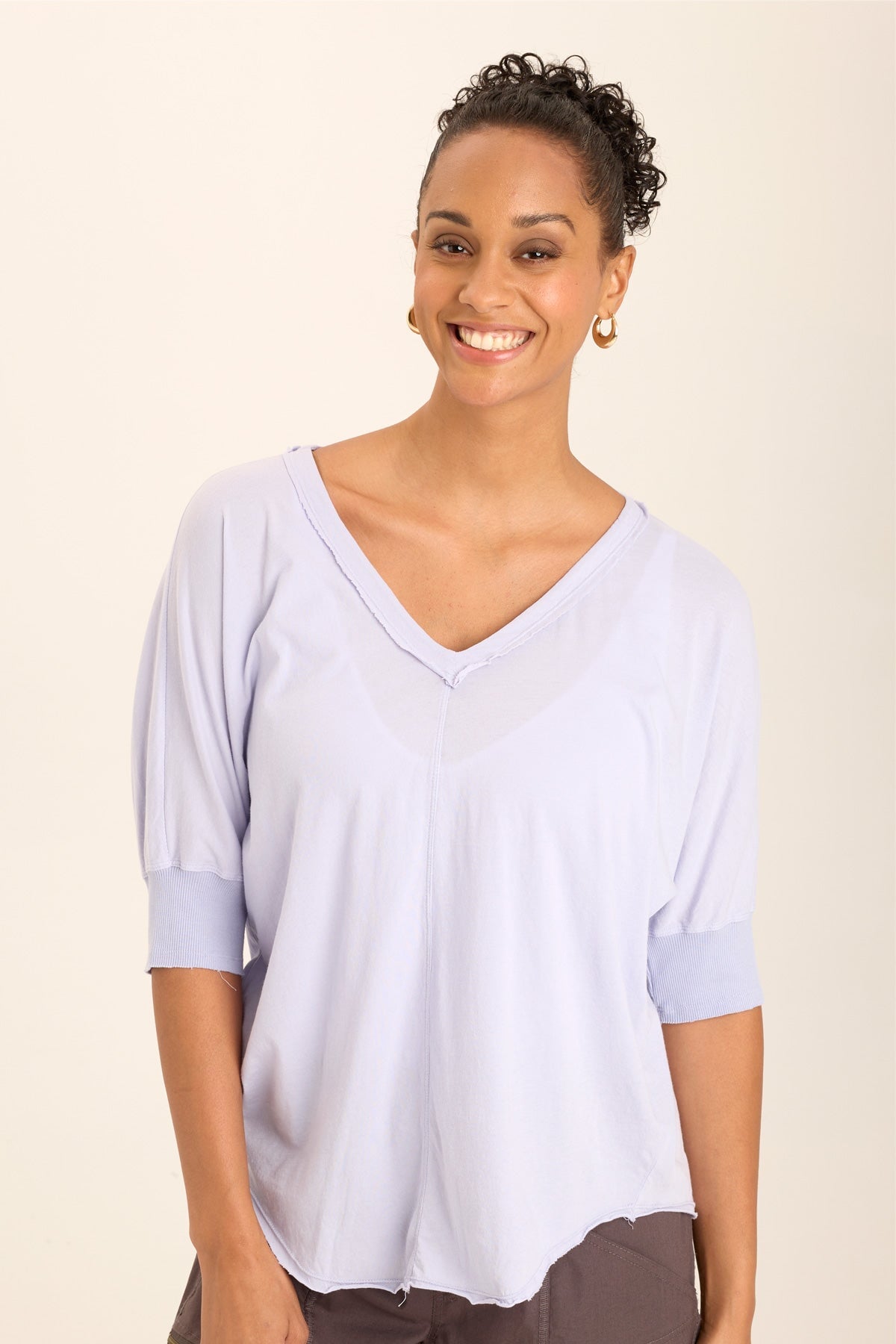 Gardiner Banded Sleeve Top - Women's Fashion Casual Blouse for Everyday Wear | Perfect for Office, Dating & Weekend Outfits
