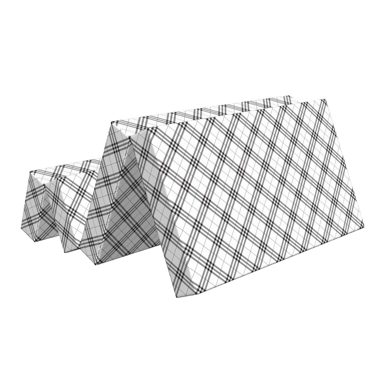 Ambesonne Geometric Foldable Mattress - Minimalist Modern Design - 78.7