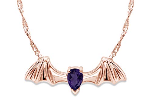 Rose Gold Over : Simulated Alexandrite