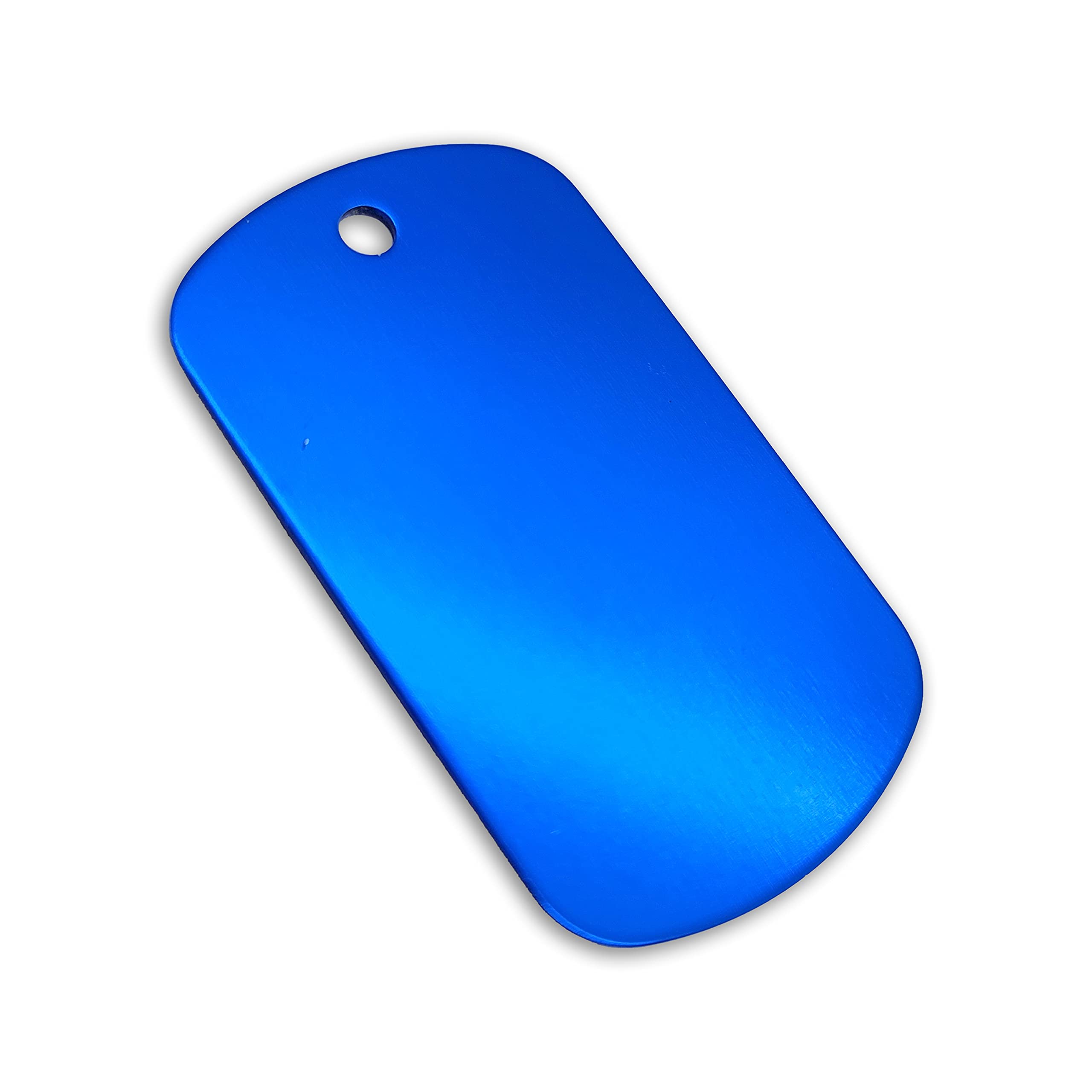 Premium Quality Anodized Aluminum Blank Dog Tags - Large Size 2.00