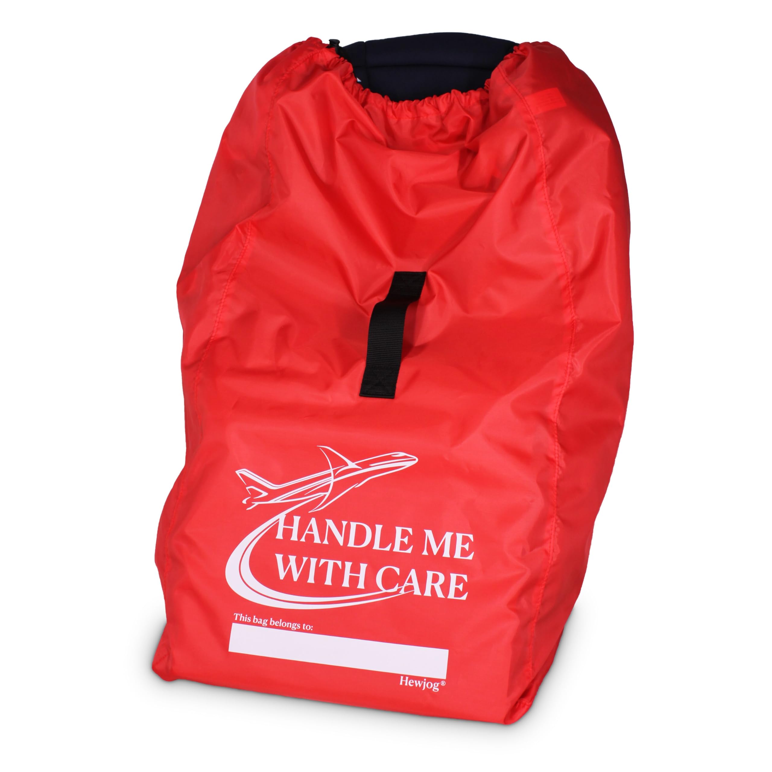 Airplane Car Seat Travel Bag - Durable Infant Car Seat Cover for Air Travel, Convertible Booster Seat Protector (Red) - Perfect for Family Vacations & Airplane Trips