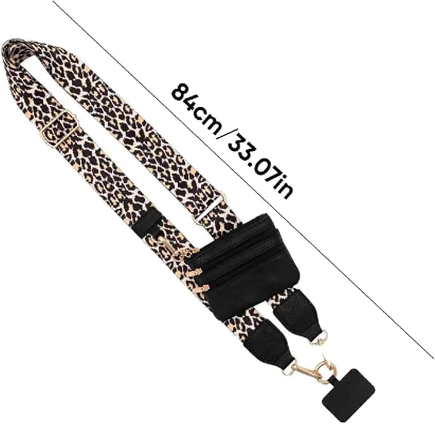 Cliprain Adjustable Crossbody Phone Strap with Wallet - Secure Hands-Free Carrying for iPhone, Samsung & Smartphones - Perfect for Travel, Shopping & Outdoor Activities