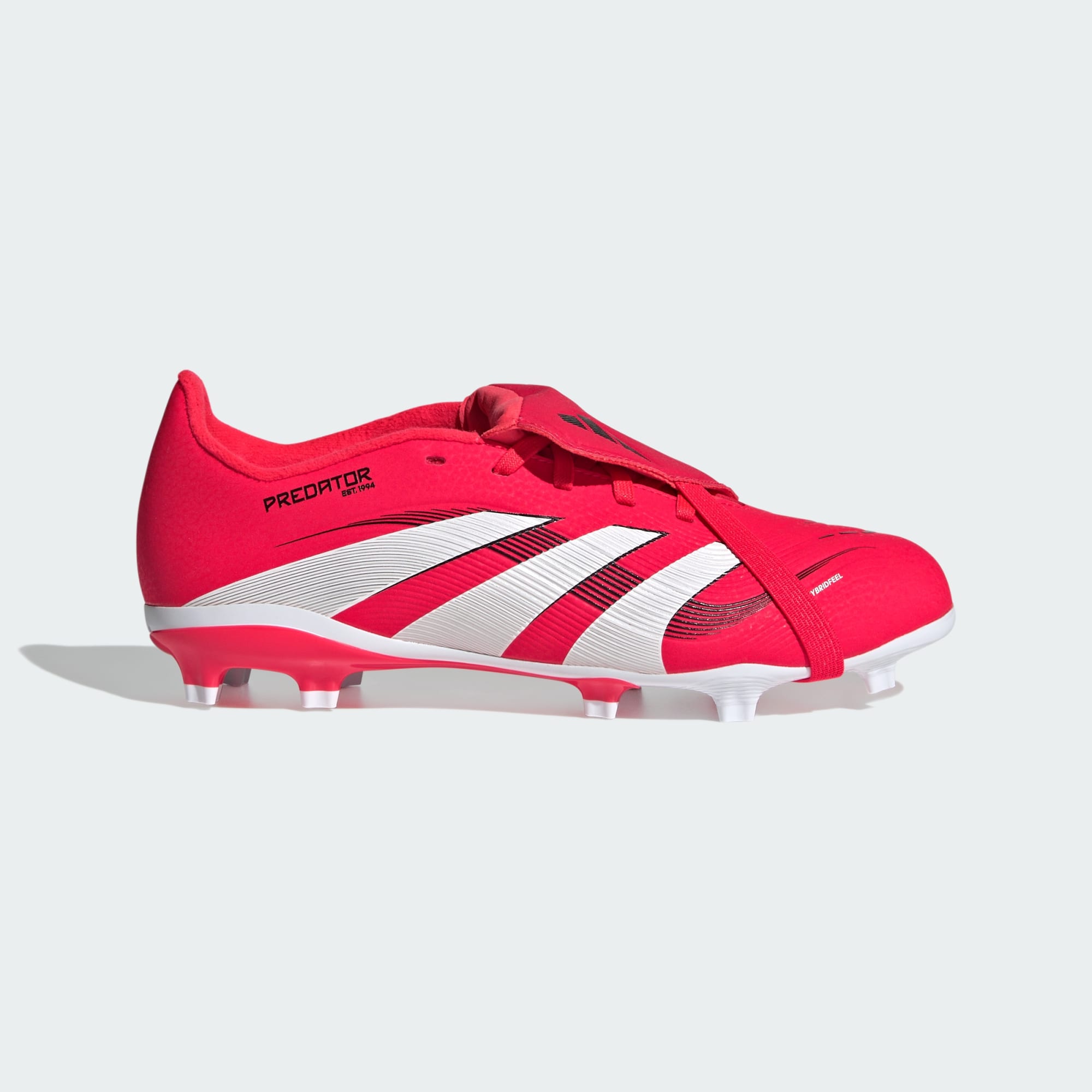 Adidas Predator P3 Kids' Soccer Cleats - Red/White Football Boots for Youth Players, Perfect for Training & Matches