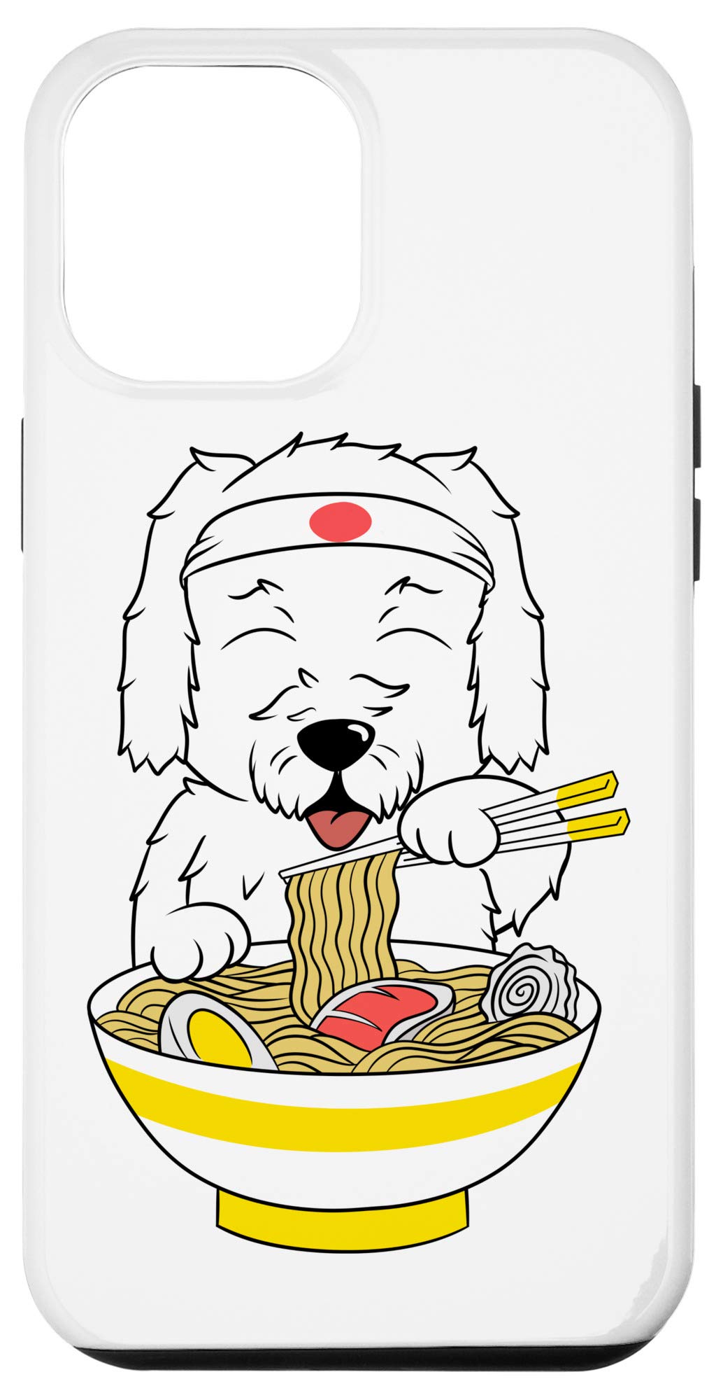 iPhone 12 Pro Max Case with Maltese Dog Design - Cute Protective Phone Cover for Apple iPhone 12 Pro Max - Perfect Gift for Dog Lovers, Office Use, Travel & Daily Protection