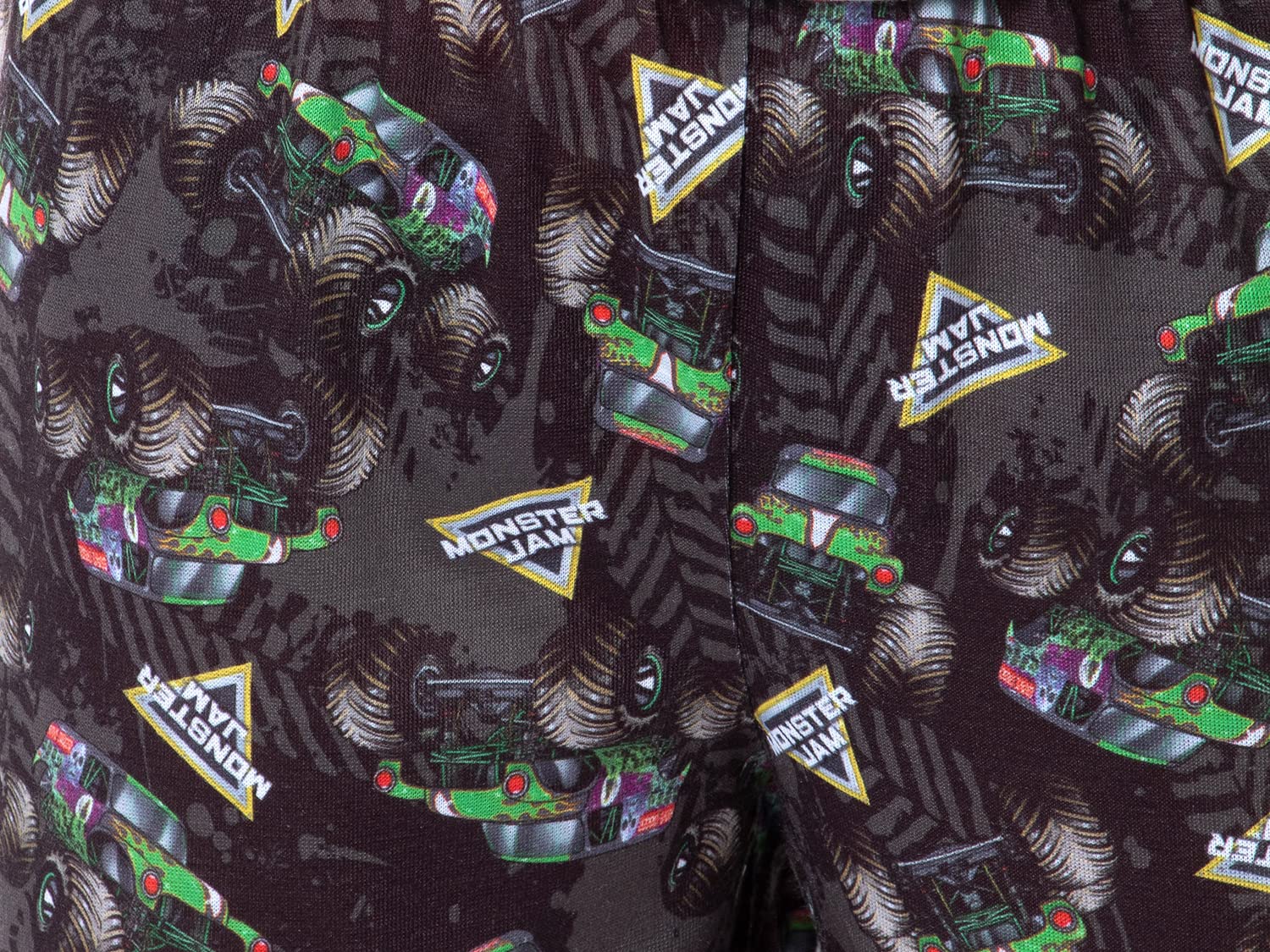 Monster Jam Grave Digger Boys' Pajama Set - Shorts & Crewneck Sleepwear for Kids | Birthday Gifts, Sleepovers & Truck-Themed Bedtime Fun