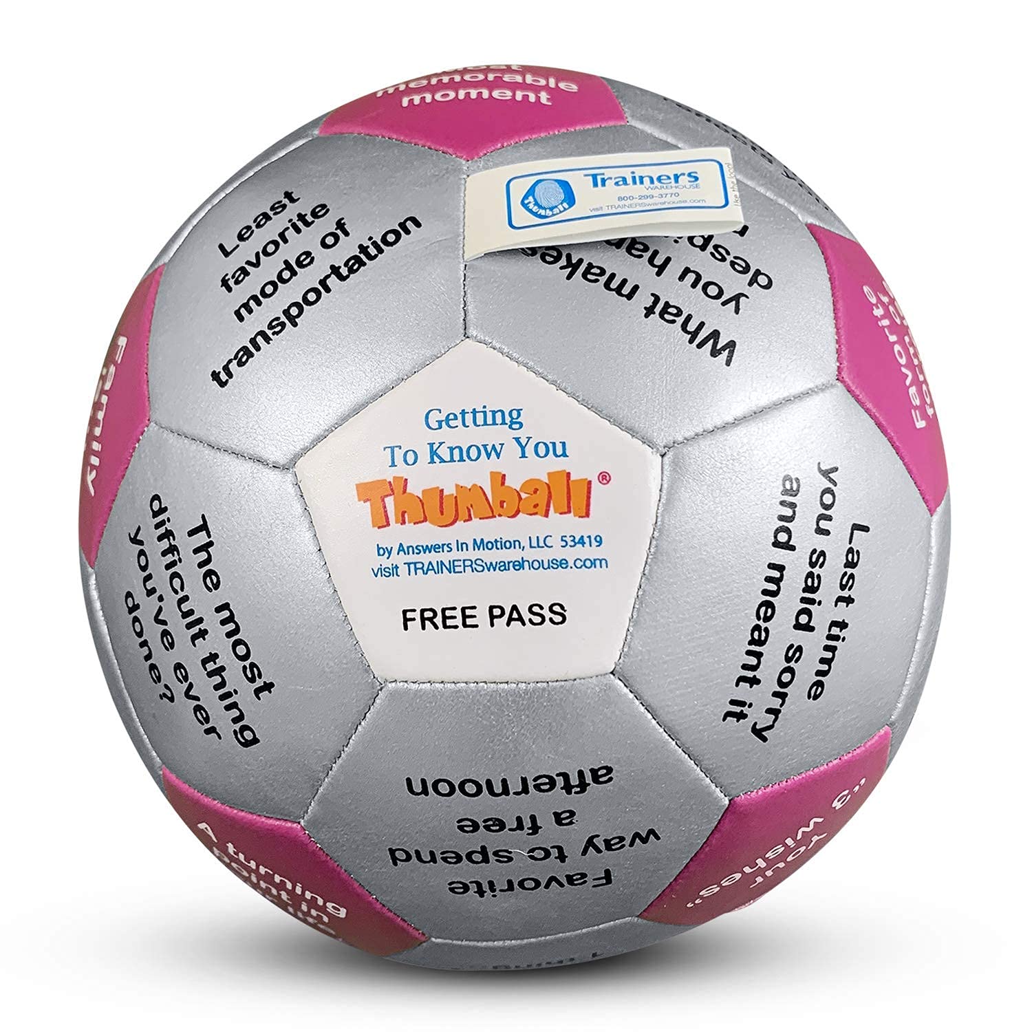 Trainers Warehouse Thumball Bundle - Fun Conversation Starter & Icebreaker Games for Team Building (Includes Get Happy at Work, Getting to Know You, Common Ground) | Perfect for Office Meetings, Classroom Activities & Group Therapy Sessions