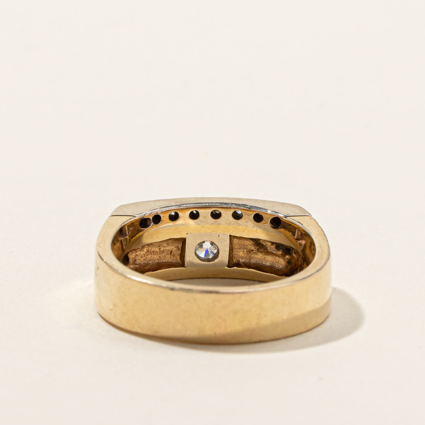0.84ctw Diamond Solid Band Ring - SI1 Clarity, F/G Color, Size 10 - Perfect for Weddings, Anniversaries & Special Occasions